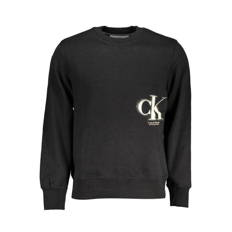 Calvin Klein Black Cotton Men Sweater - Hilstor