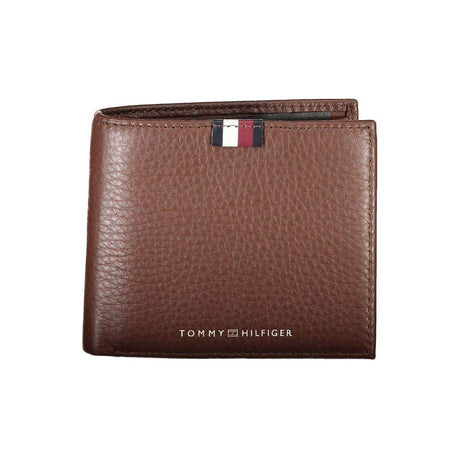 Tommy Hilfiger Brown Leather Wallet - Hilstor