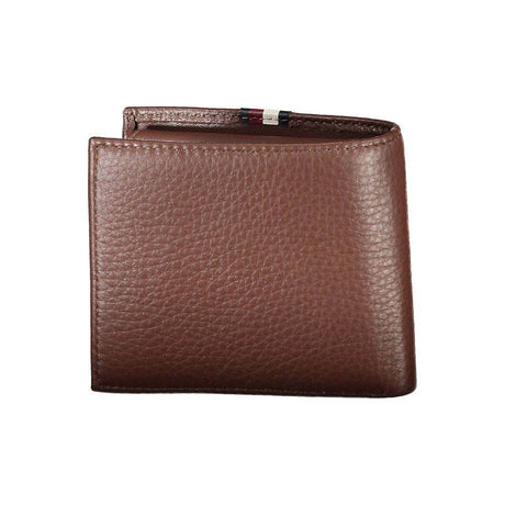 Tommy Hilfiger Brown Leather Wallet - Hilstor