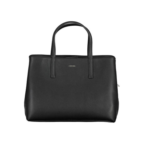 Calvin Klein Black Polyester Handbag - Hilstor