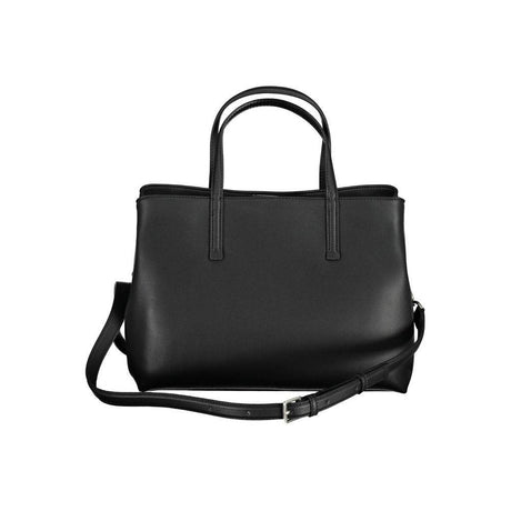 Calvin Klein Black Polyester Handbag - Hilstor