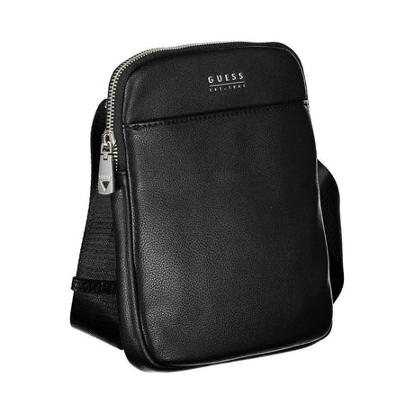 Guess Jeans Black Polyethylene Shoulder Bag - Hilstor