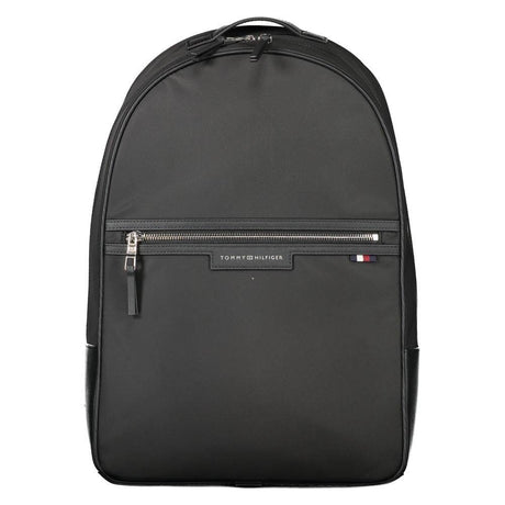 Tommy Hilfiger Black Polyester Backpack - Hilstor