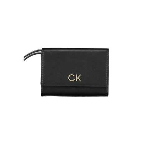 Calvin Klein Black Polyester Wallet - Hilstor