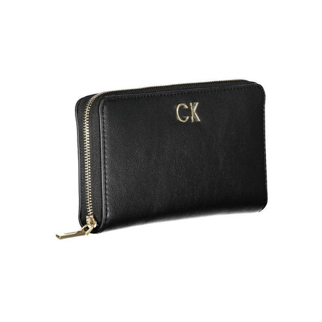 Calvin Klein Black Polyester Wallet - Hilstor