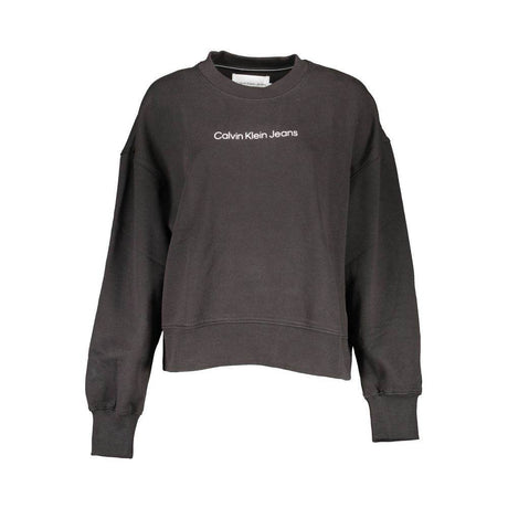 Calvin Klein Black Cotton Women Sweater - Hilstor