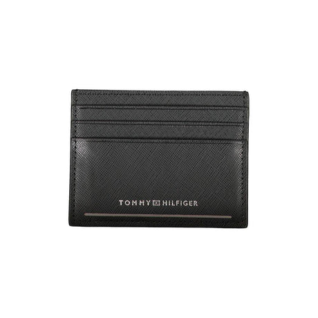 Tommy Hilfiger Black Leather Wallet - Hilstor