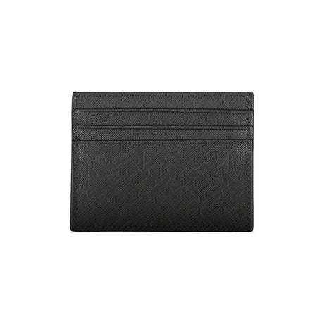 Tommy Hilfiger Black Leather Wallet - Hilstor