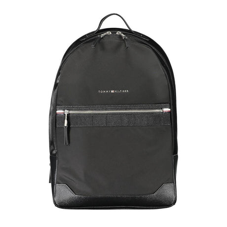 Tommy Hilfiger Black Polyester Backpack - Hilstor