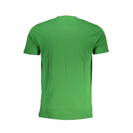 Cavalli Class Green Cotton T-Shirt - Hilstor