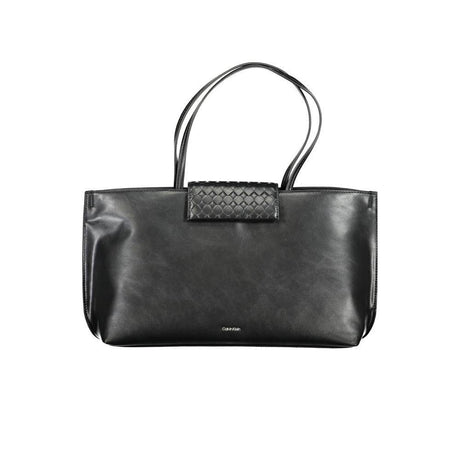 Calvin Klein Black Polyester Handbag - Hilstor