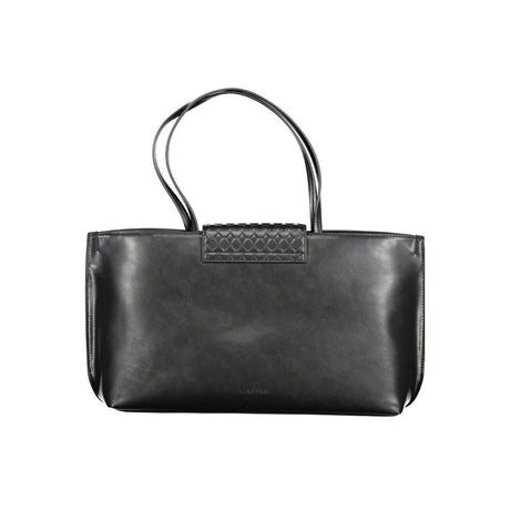 Calvin Klein Black Polyester Handbag - Hilstor