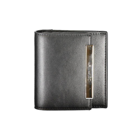 Calvin Klein Black Polyester Wallet - Hilstor