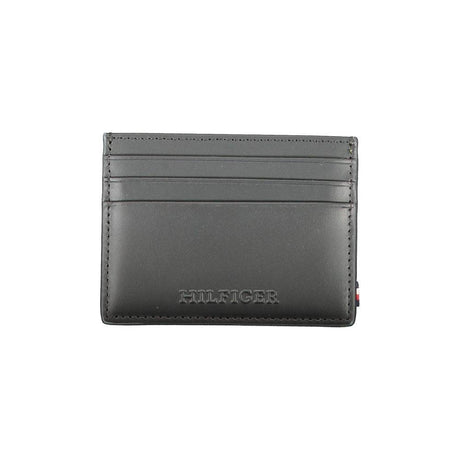 Tommy Hilfiger Black Leather Wallet - Hilstor