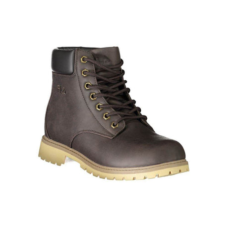 Fila Brown Polyester Men Boot - Hilstor