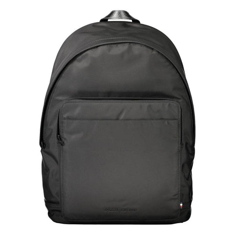 Tommy Hilfiger Black Polyester Backpack - Hilstor