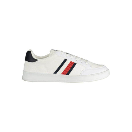 Tommy Hilfiger White Polyester Sneaker - Hilstor