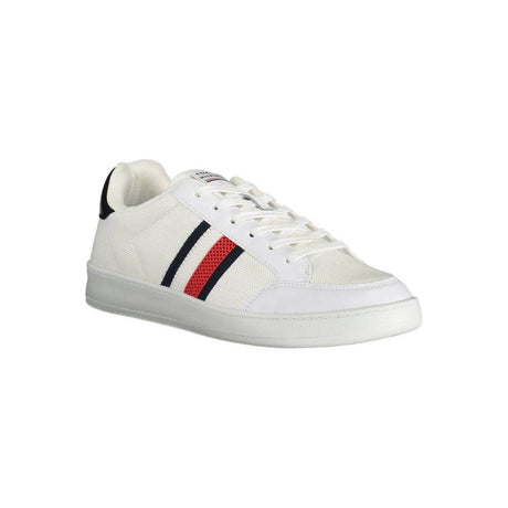 Tommy Hilfiger White Polyester Sneaker - Hilstor