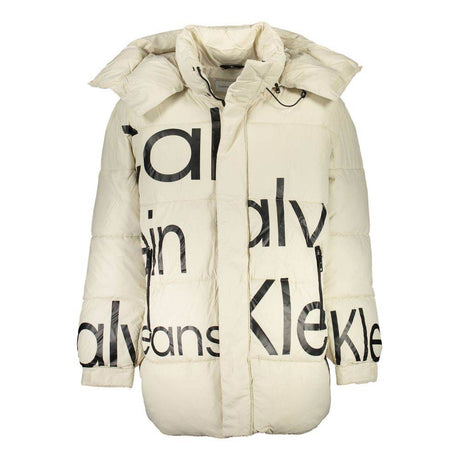 Calvin Klein Beige Polyester Men Jacket - Hilstor