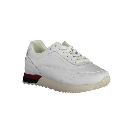 Tommy Hilfiger White Polyester Sneaker - Hilstor