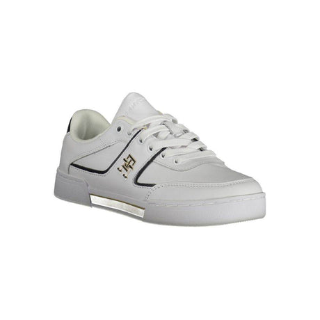 Tommy Hilfiger White Polyester Sneaker - Hilstor
