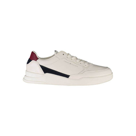 Tommy Hilfiger White Polyester Sneaker - Hilstor
