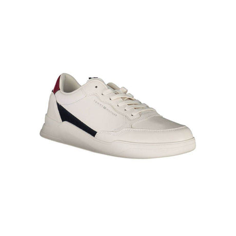 Tommy Hilfiger White Polyester Sneaker - Hilstor