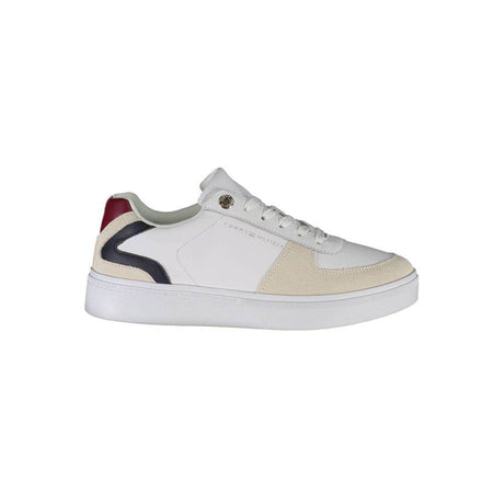 Tommy Hilfiger White Polyester Sneaker - Hilstor