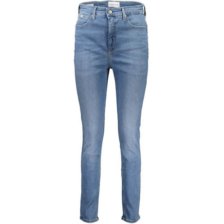 Calvin Klein Blue Cotton Women Jeans - Hilstor