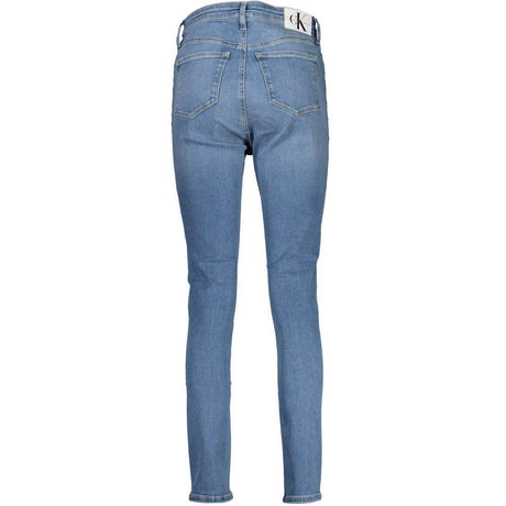 Calvin Klein Blue Cotton Women Jeans - Hilstor