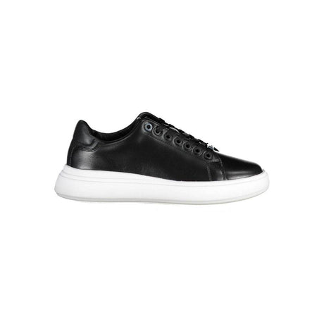 Calvin Klein Black Polyester Sneaker - Hilstor