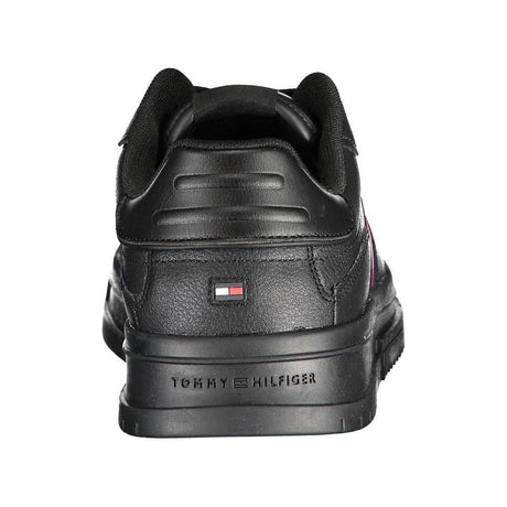 Tommy Hilfiger Black Polyester Sneaker - Hilstor
