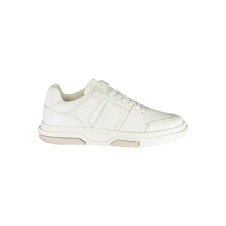 Tommy Hilfiger White Polyester Sneaker - Hilstor