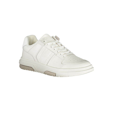 Tommy Hilfiger White Polyester Sneaker - Hilstor
