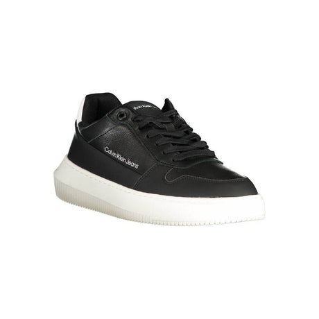 Calvin Klein Black Polyester Sneaker - Hilstor