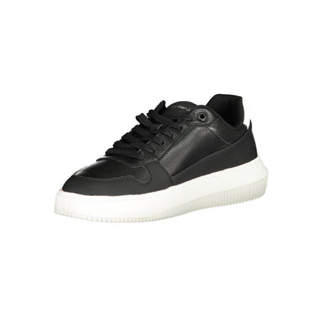 Calvin Klein Black Polyester Sneaker - Hilstor