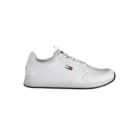 Tommy Hilfiger White Polyester Sneaker - Hilstor