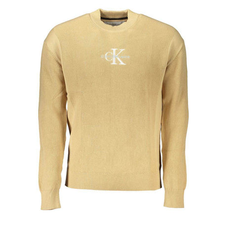 Calvin Klein Beige Cotton Sweater - Hilstor
