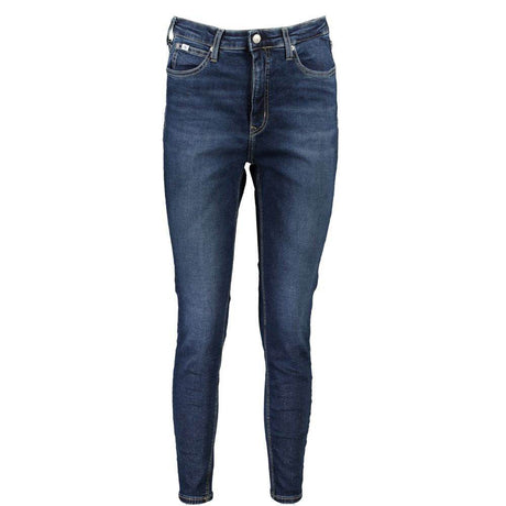 Calvin Klein Blue Cotton Women's Skinny Ankle Jean - Hilstor