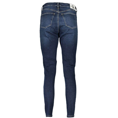 Calvin Klein Blue Cotton Women's Skinny Ankle Jean - Hilstor