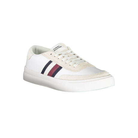 Tommy Hilfiger White Polyester Sneaker - Hilstor