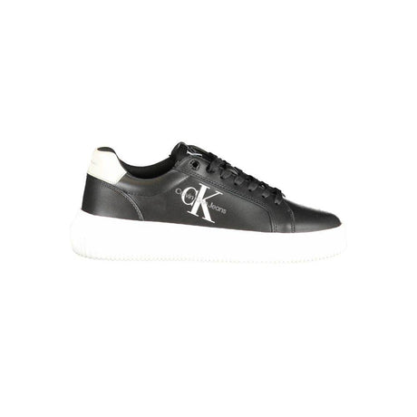 Calvin Klein Black Polyester Sneaker - Hilstor