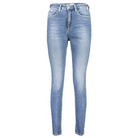 Calvin Klein Blue Cotton Women Jeans - Hilstor