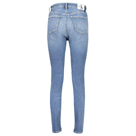 Calvin Klein Blue Cotton Women Jeans - Hilstor