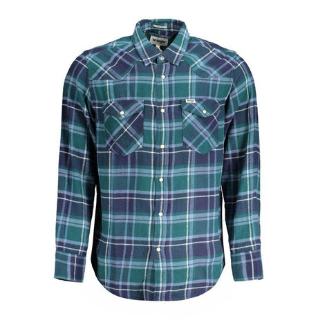 Wrangler Green Cotton Shirt - Hilstor