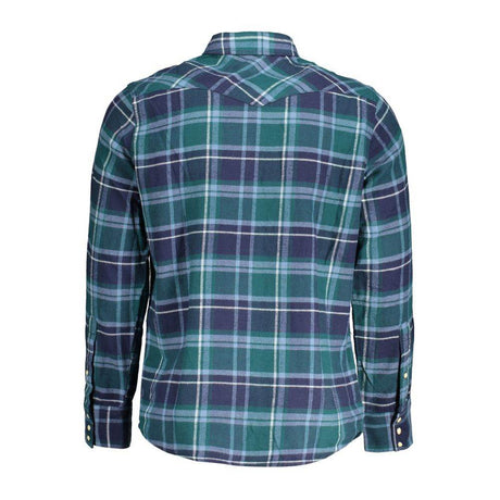 Wrangler Green Cotton Shirt - Hilstor
