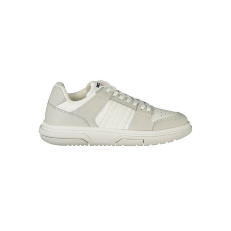 Tommy Hilfiger White Polyester Sneaker - Hilstor
