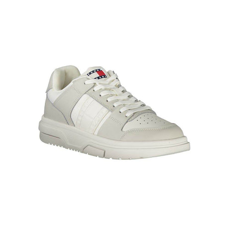 Tommy Hilfiger White Polyester Sneaker - Hilstor