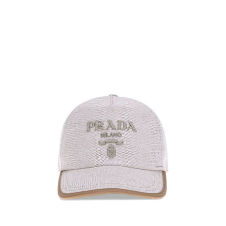 Prada Logoed Baseball Hat - Hilstor