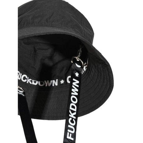 Comme Des Fuckdown Black Polyester Men Fisherman Hat - Hilstor